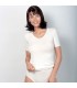 Medima Angora 20 maglia lana donna mezza manica art M1181