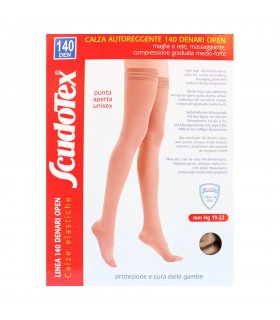 Scudotex calza autoreggente unisex 140 Denari 19/22 mmHg art 589