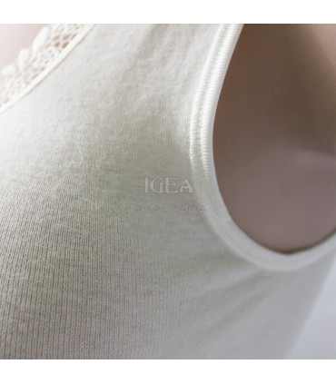 Medima Angora 20 maglia lana donna spalla larga con pizzo art M1173