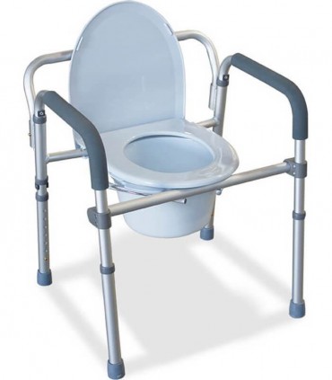 Rehamed sedia da comodo pieghevole per doccia e wc art. RA-211007N