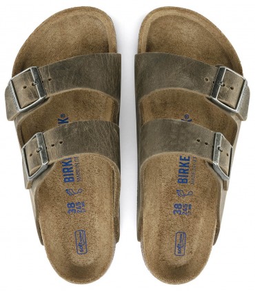 Birkenstock Arizona Soft Footbed Oiled Leather ciabatte unisex