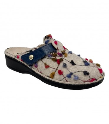 Ecosanit Mietta 1 Feltro Gem Venice ciabatte donna