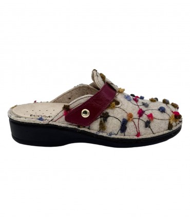 Ecosanit Mietta 1 Feltro Gem Venice ciabatte donna