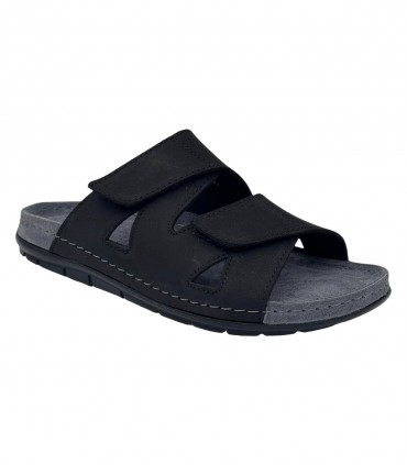 Scholl Aberdeen 2 Straps Man Nubuck ciabatte uomo