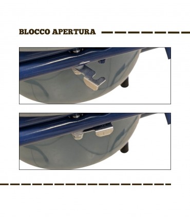 Termigea sgabello pieghevole wc BA47