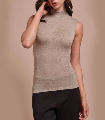 Vittoria B. maglia smanicata modal cashmere V1824