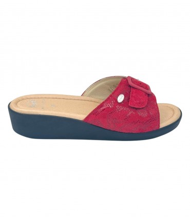Scholl Mango Printed Suede ciabatte donna