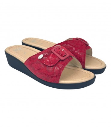 Scholl Mango Printed Suede ciabatte donna