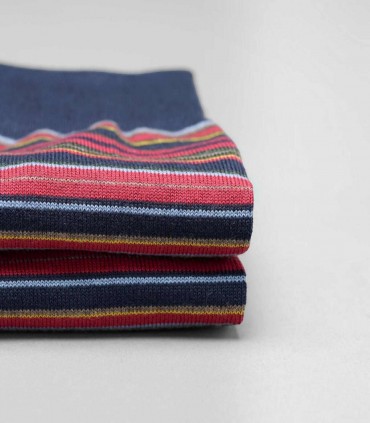 Perofil Cotton & Fantasy calze lunghe uomo cotone cashmere multirighe